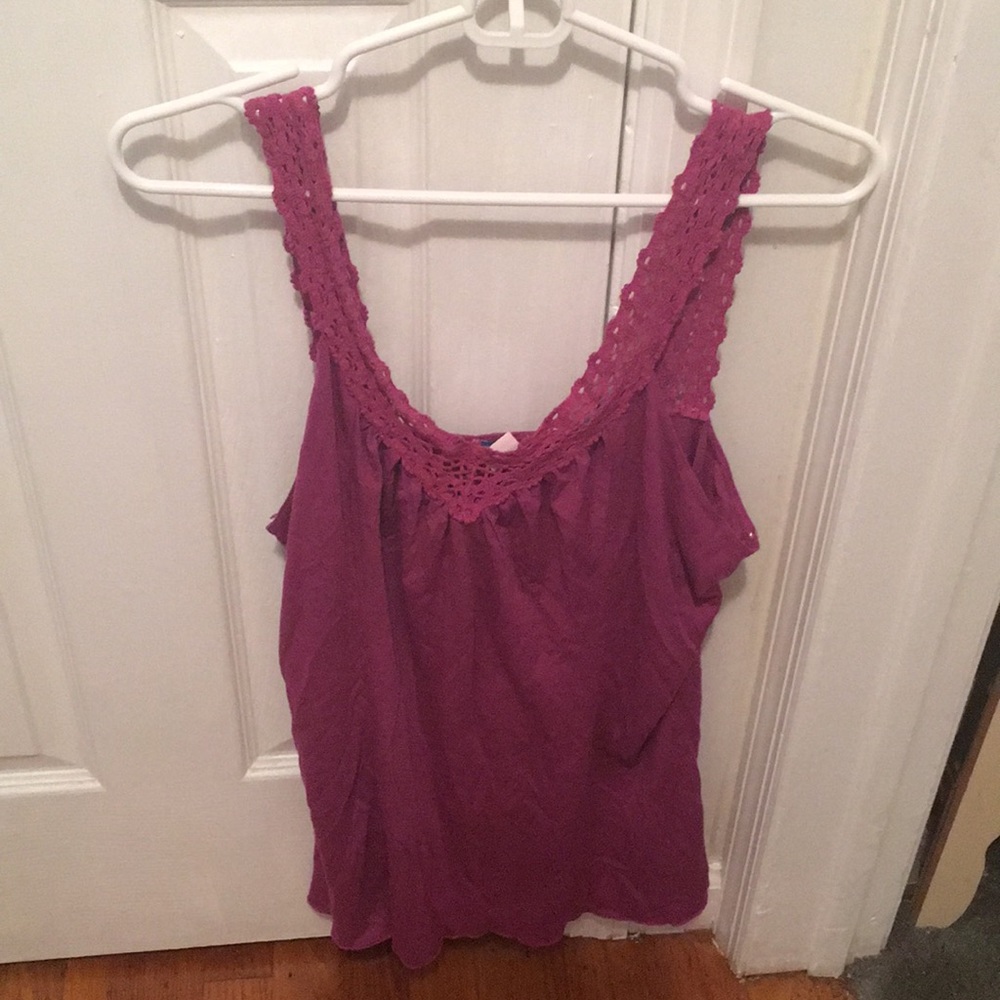 Purple tank top